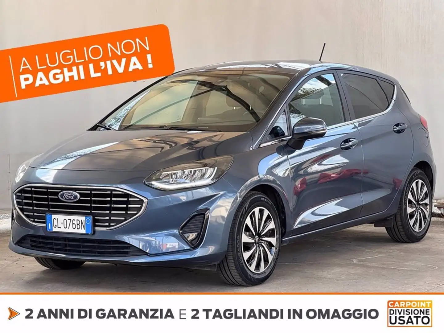 Ford Fiesta 5p 1.0 ecoboost h titanium 125cv Blue - 1