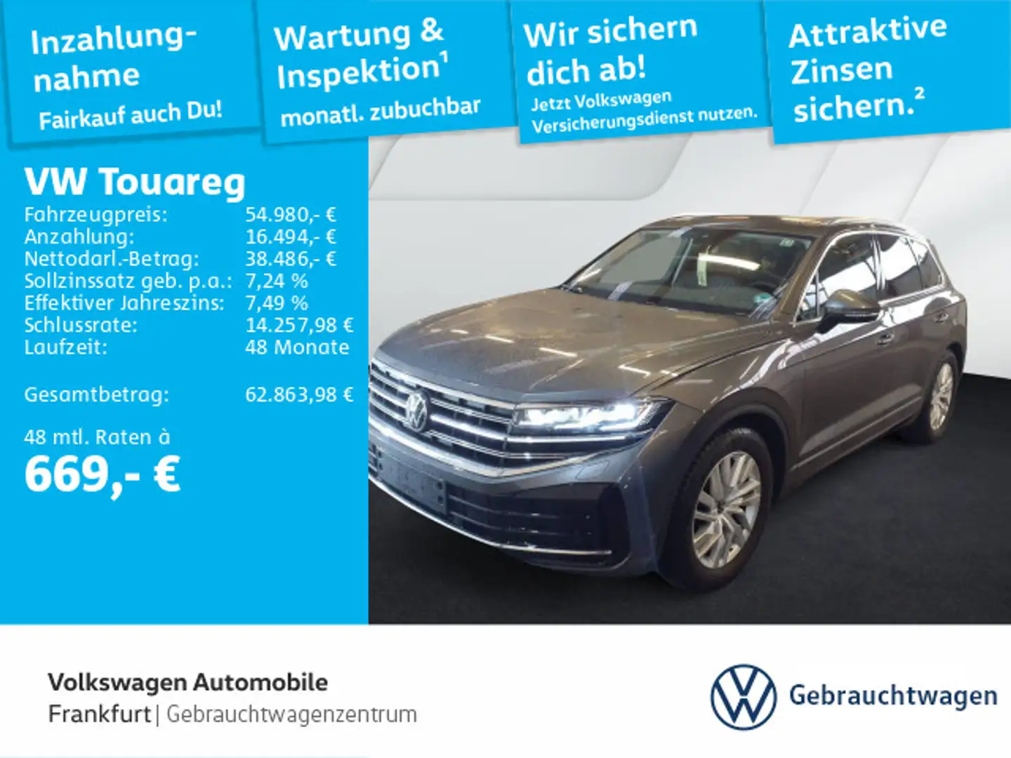 Volkswagen Touareg 3.0 V6 TDI Elegance tiptronic 4Motion Le Grau - 1