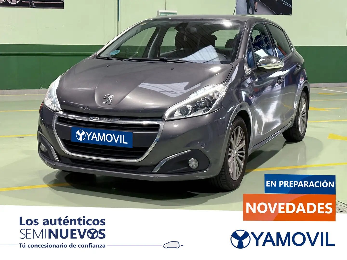 Peugeot 208 1.2 PureTech S&S Allure 82 Gris - 1