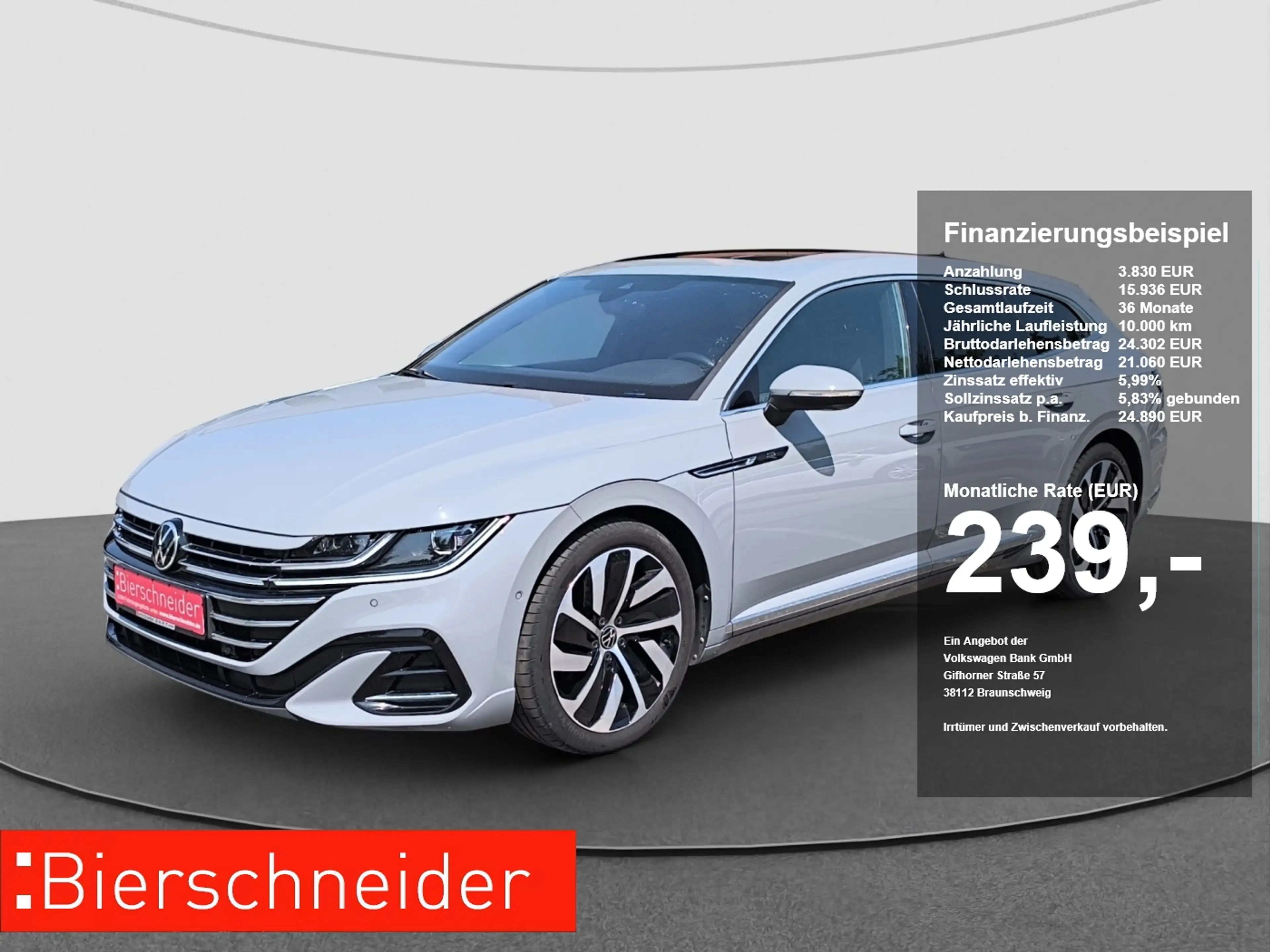 Volkswagen Arteon SB 2.0 TDI DSG R-Line PANO NAVI MATRIX ACC LEDER 1