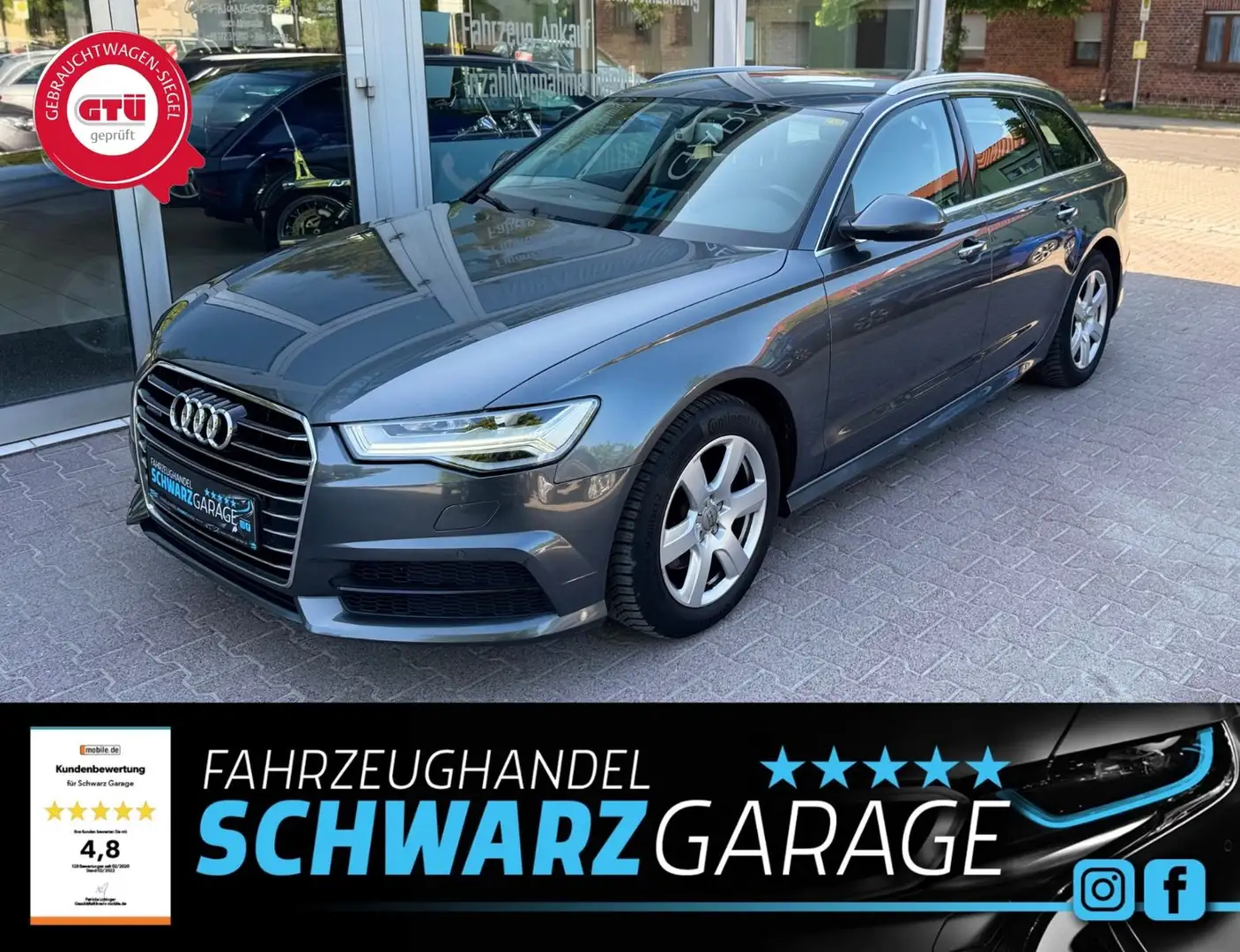 Audi A6 Avant 2.0 TDI quattro*LED*KAMERA*2-Z-KLIMA* Gris - 1