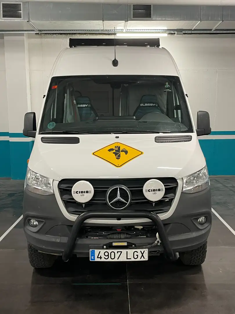 Mercedes-Benz Sprinter Sprinter Chasis Cabina 319CDI Medio tT Blanco - 2