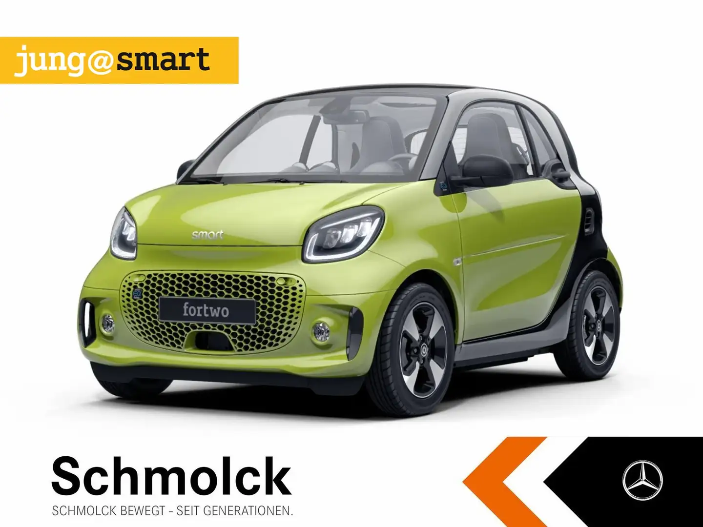 smart forTwo fortwo EQ EXCLUSIVE+22KW+LED+PANO+GJR+KAMERA+SHZ Grün - 1