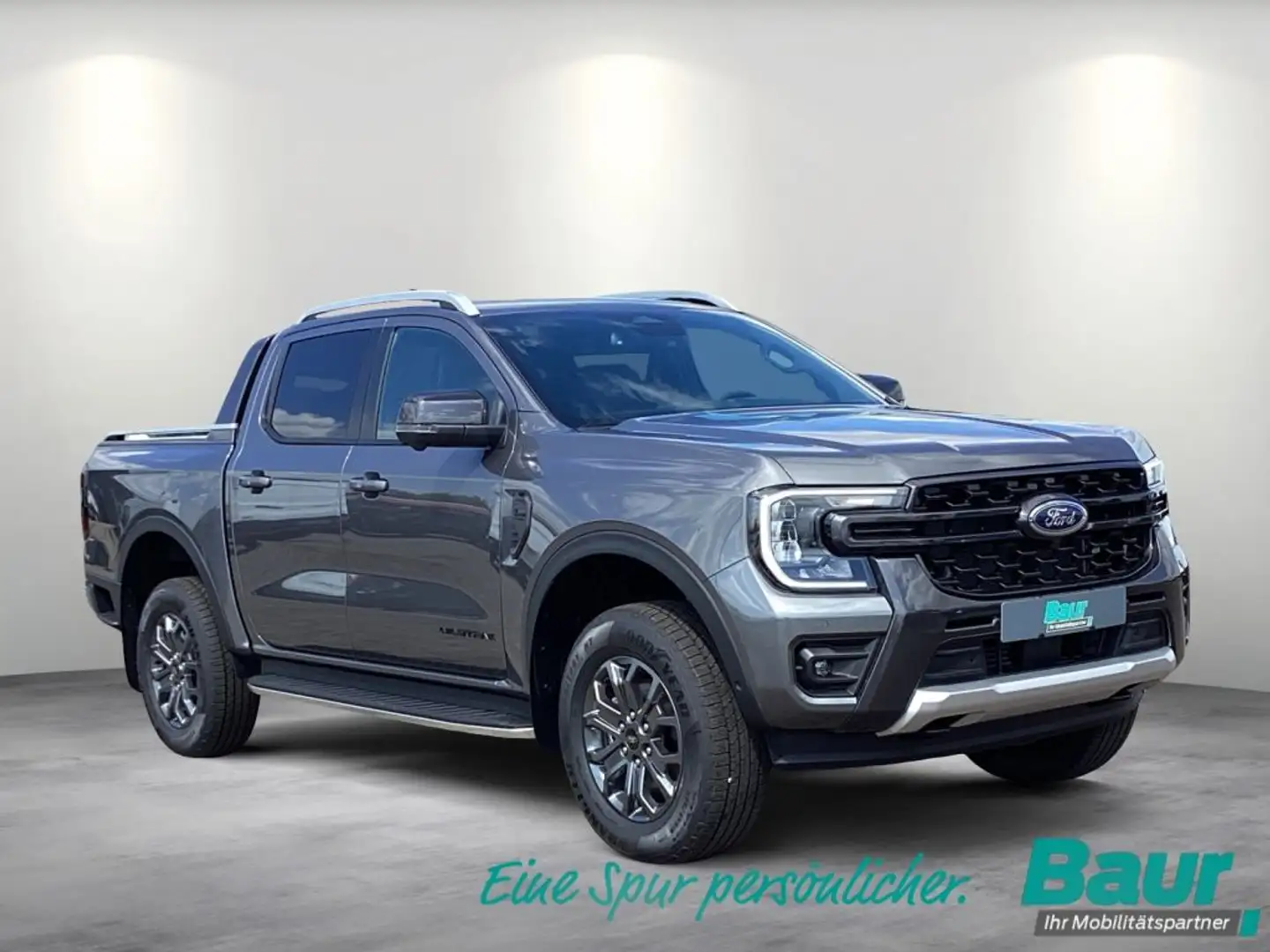Ford Ranger 2,0 l EcoBlue DoKa. Autm. Wildtrak el. Laderollo Grau - 2