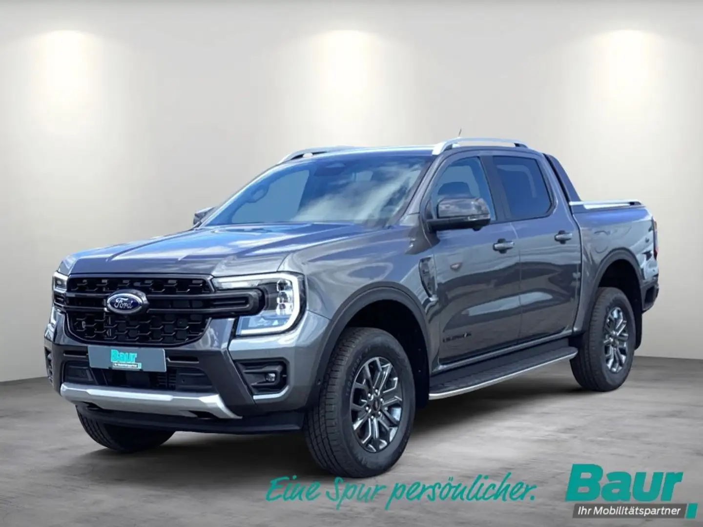 Ford Ranger 2,0 l EcoBlue DoKa. Autm. Wildtrak el. Laderollo Grau - 1