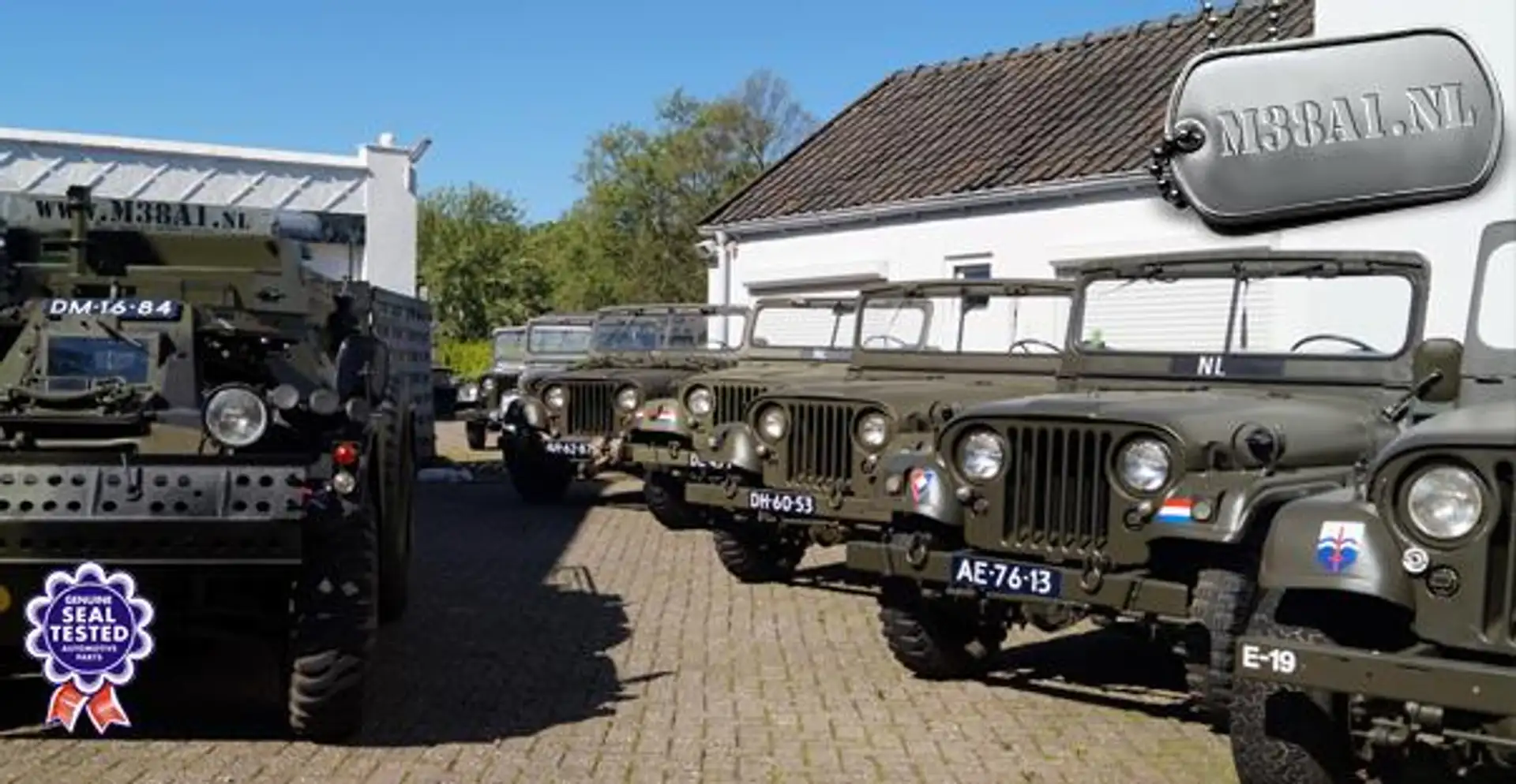 Jeep Willys Nekaf M38a1 Brandweer auto Rood - 2
