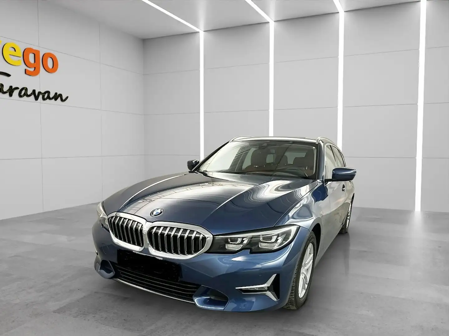 BMW 318 d Touring Luxury Line Aut. **ERSTBESITZ*GARANTIE** Blau - 1