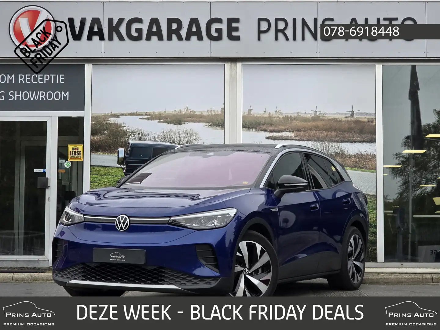 Volkswagen ID.4 Max 77 kWh |STOELVERW.|ADAPTIVE|TREKHAAK|CARPLAY|F Bleu - 1