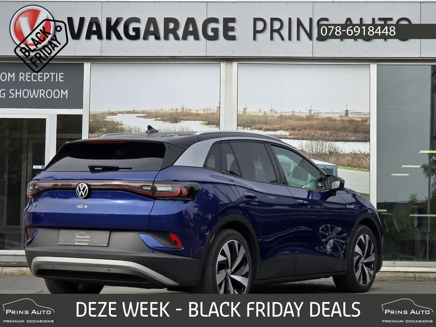 Volkswagen ID.4 Max 77 kWh |STOELVERW.|ADAPTIVE|TREKHAAK|CARPLAY|F Bleu - 2