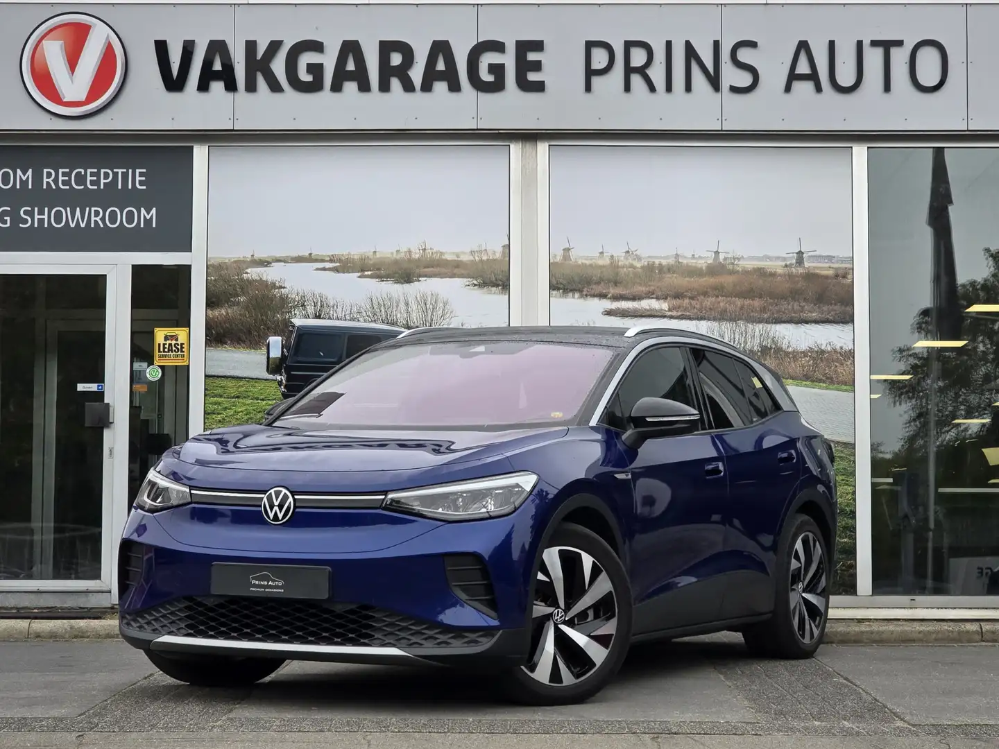 Volkswagen ID.4 Max 77 kWh |STOELVERW.|ADAPTIVE|TREKHAAK|CARPLAY|F Kék - 1