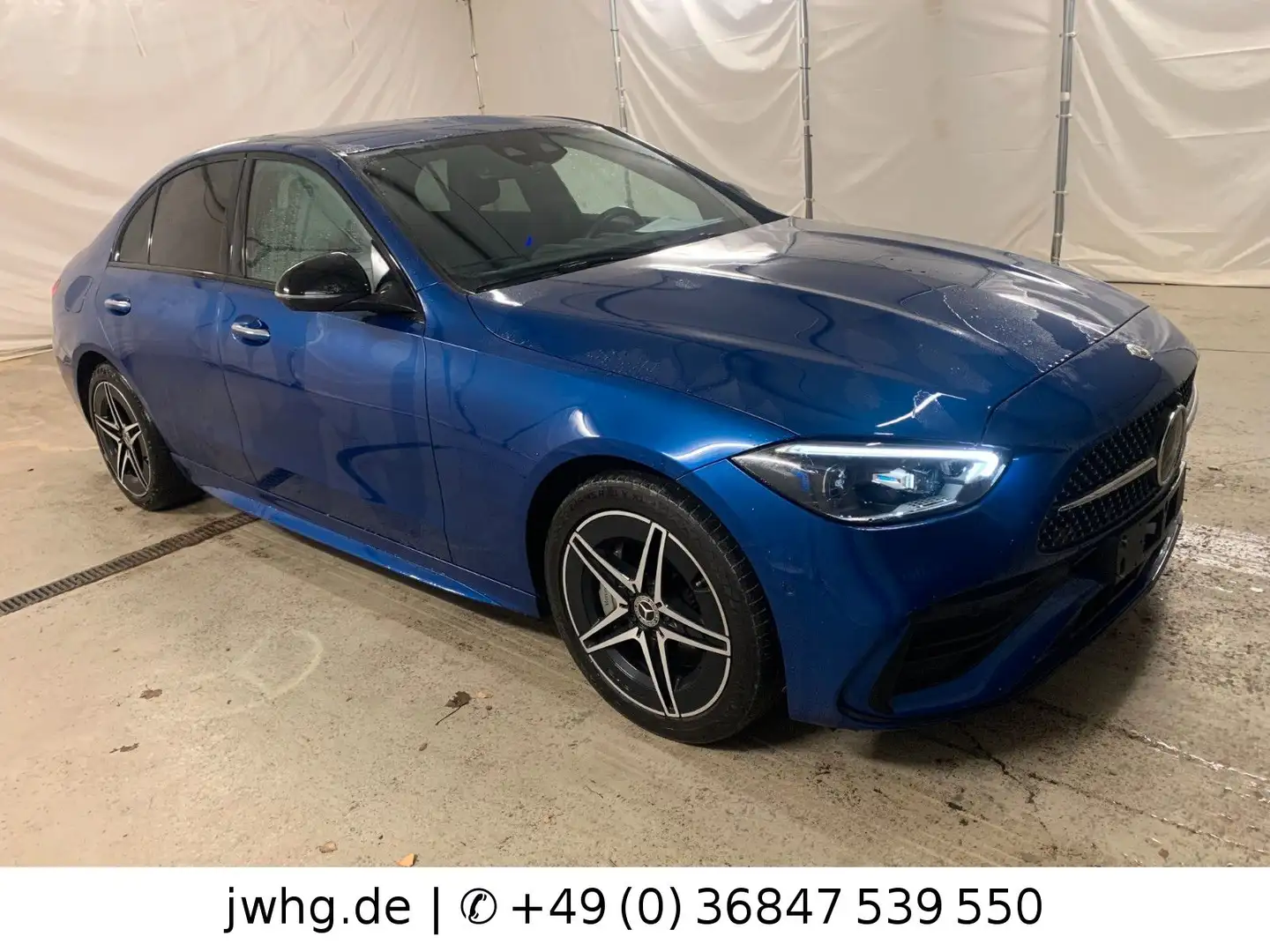 Mercedes-Benz C 300 e 2x AMG Line Kam Distr+Memory Digital LED Bleu - 2