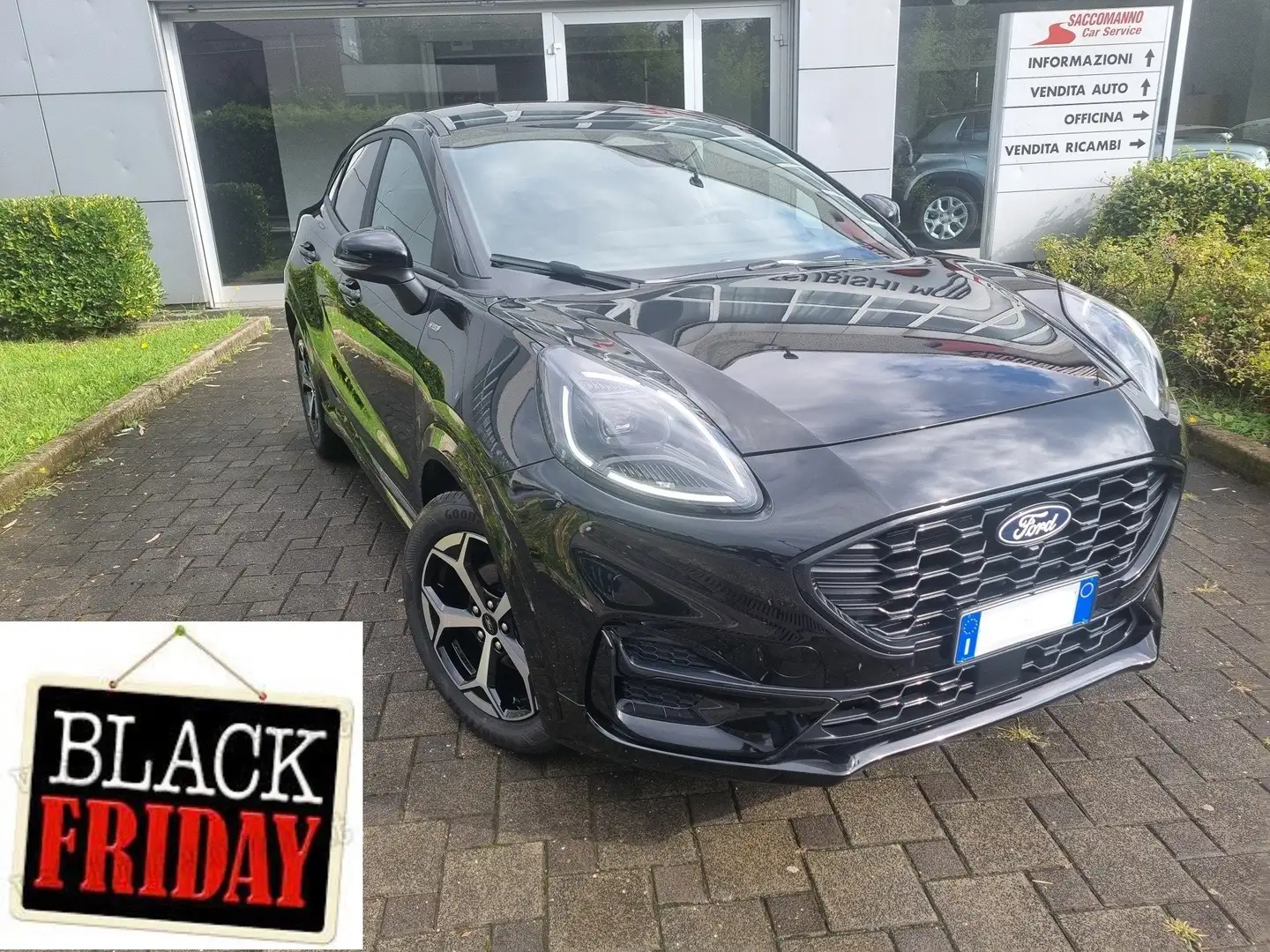 Ford Puma PUMA 1.0 ECOBOST h ST-Line Automatica KM.0 Nero - 1