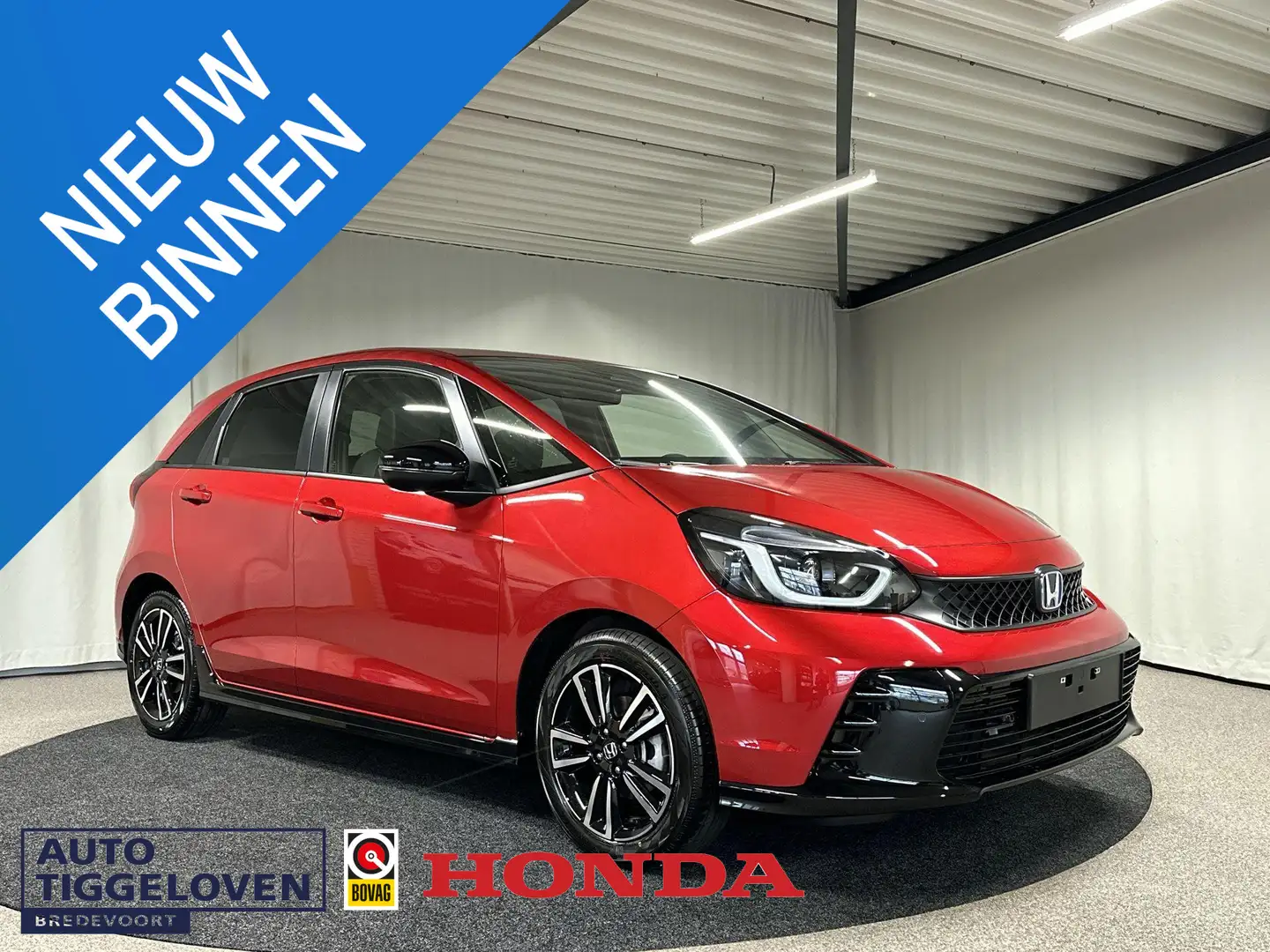 Honda Jazz 1.5 e:HEV Advance Sport Automaat | Navi | Camera | Rood - 1