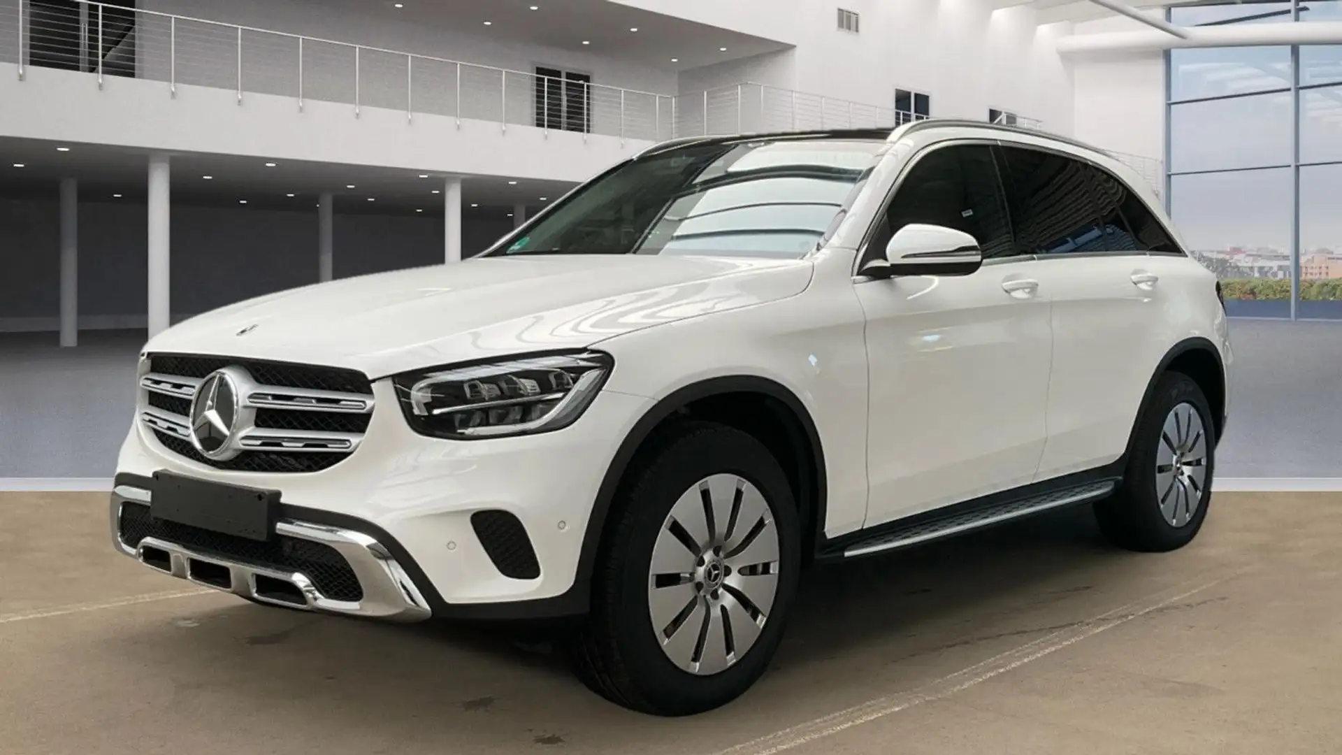 Mercedes-Benz GLC 300 de Distro*Pano*Leder*LED*AHK*Kamera*18 Weiß - 1