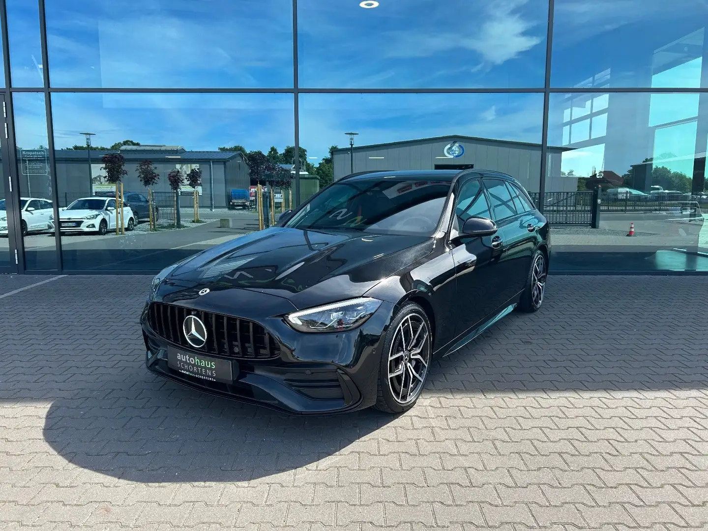 Mercedes-Benz C 220 d T AMG-Line Autom. MBUX LED AHK 360° 1.Hd Schwarz - 1