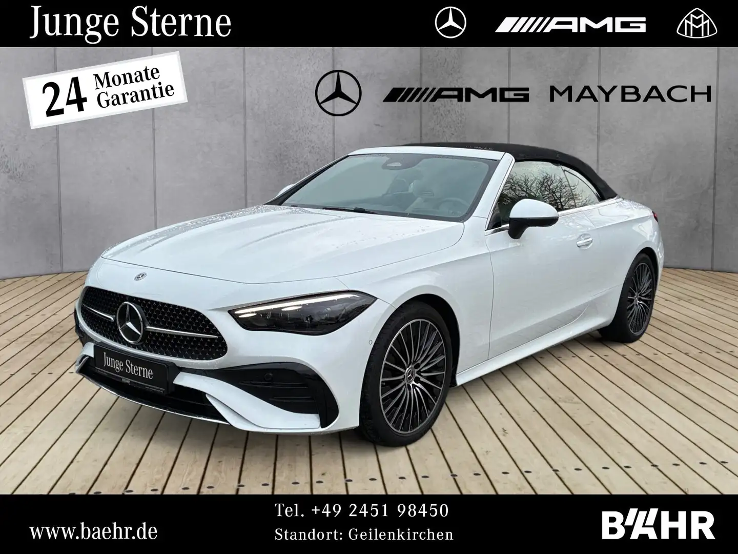 Mercedes-Benz CLE 200 CLE 200 Cabrio AMG/Digital-Light/360°/Airscarf Weiß - 1