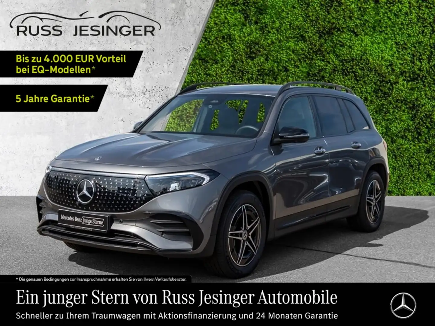 Mercedes-Benz EQB 300 4M AMG Line *Burm*Distr*360*HUD*K-Go*LED Grau - 2
