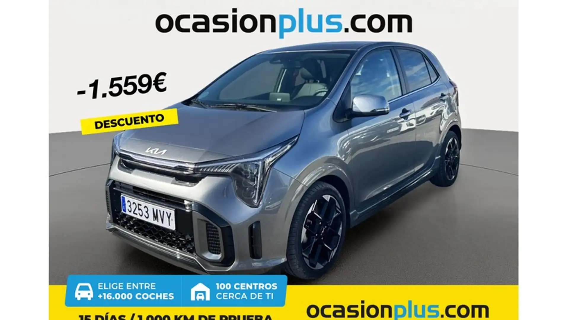Kia Picanto 1.0 DPi GT-line AMT Gris - 1