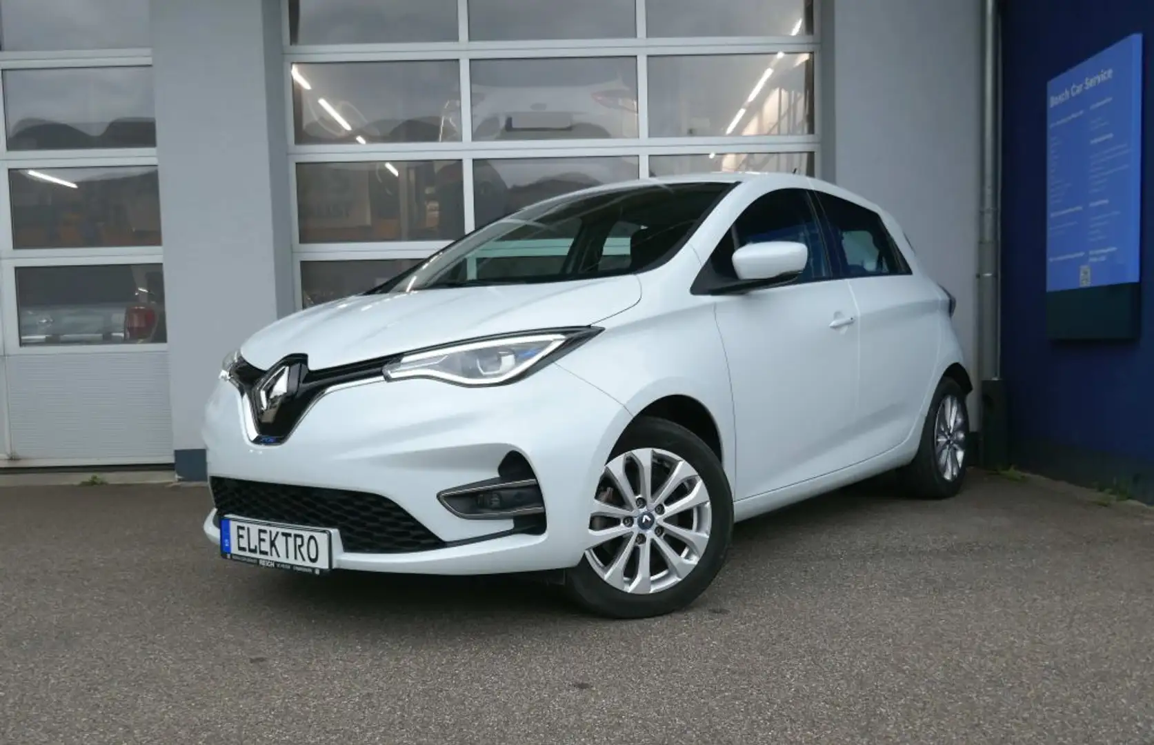 Renault ZOE (Mietbatterie) Z.E. 52KW KAMERA NAVI SITZHZ Wit - 1