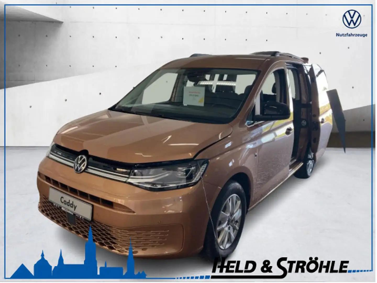 Volkswagen Caddy Life 2.0 TDI DSG ACC APP IDA LED PDC SHZ Marrone - 1