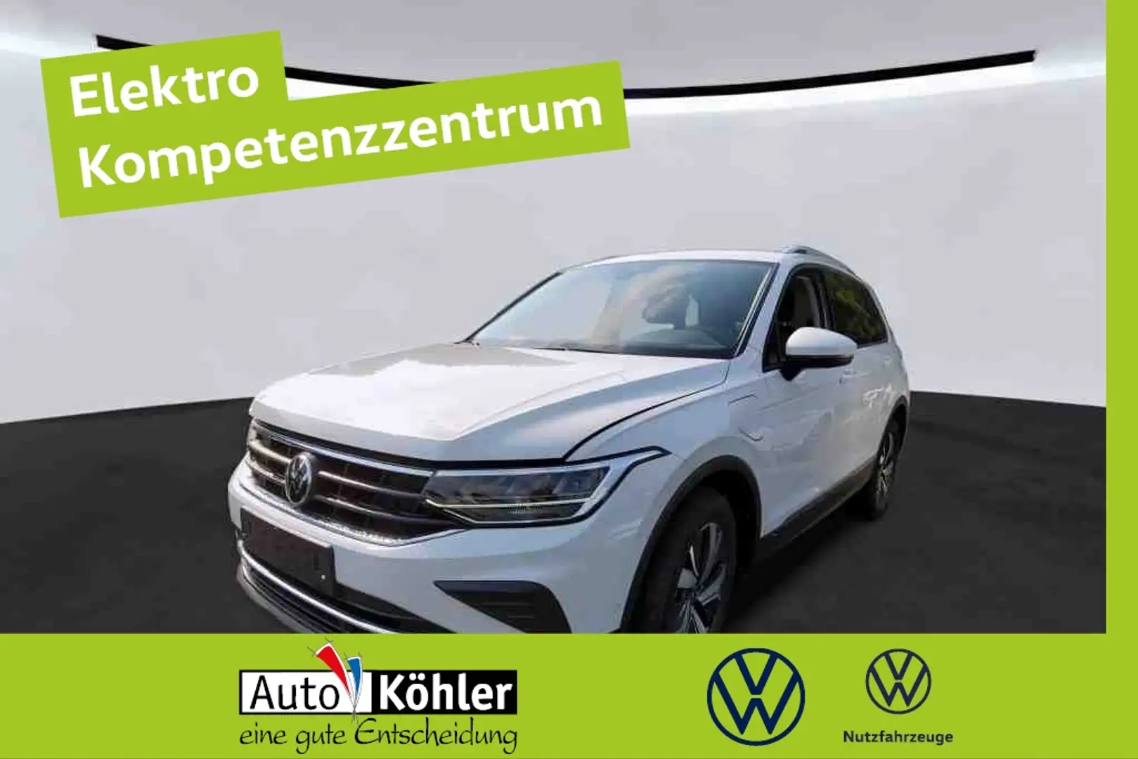 Volkswagen Tiguan Life eHybrid Black/Pano/ACC/AHK/LED/Virt Weiß - 1