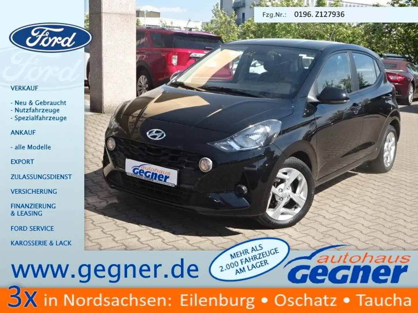 Hyundai i10 Trend 84PS Klima LMF Bluetooth Noir - 1