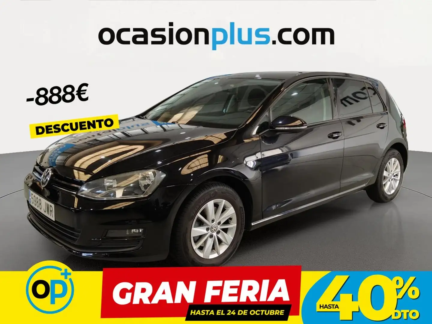 Volkswagen Golf 1.6TDI CR BMT Business 110 Negro - 1