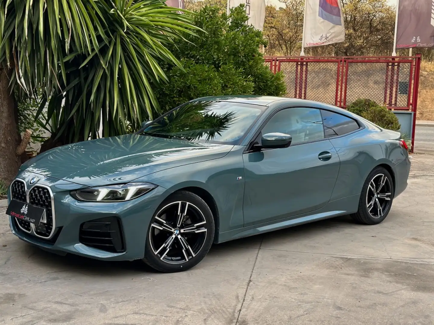 BMW 420 420dA Coupé M Sport Bleu - 2