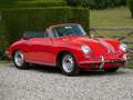 Porsche 356 Cabriolet 1600 C - Fully Restored - Mint Condition Rouge - thumbnail 1