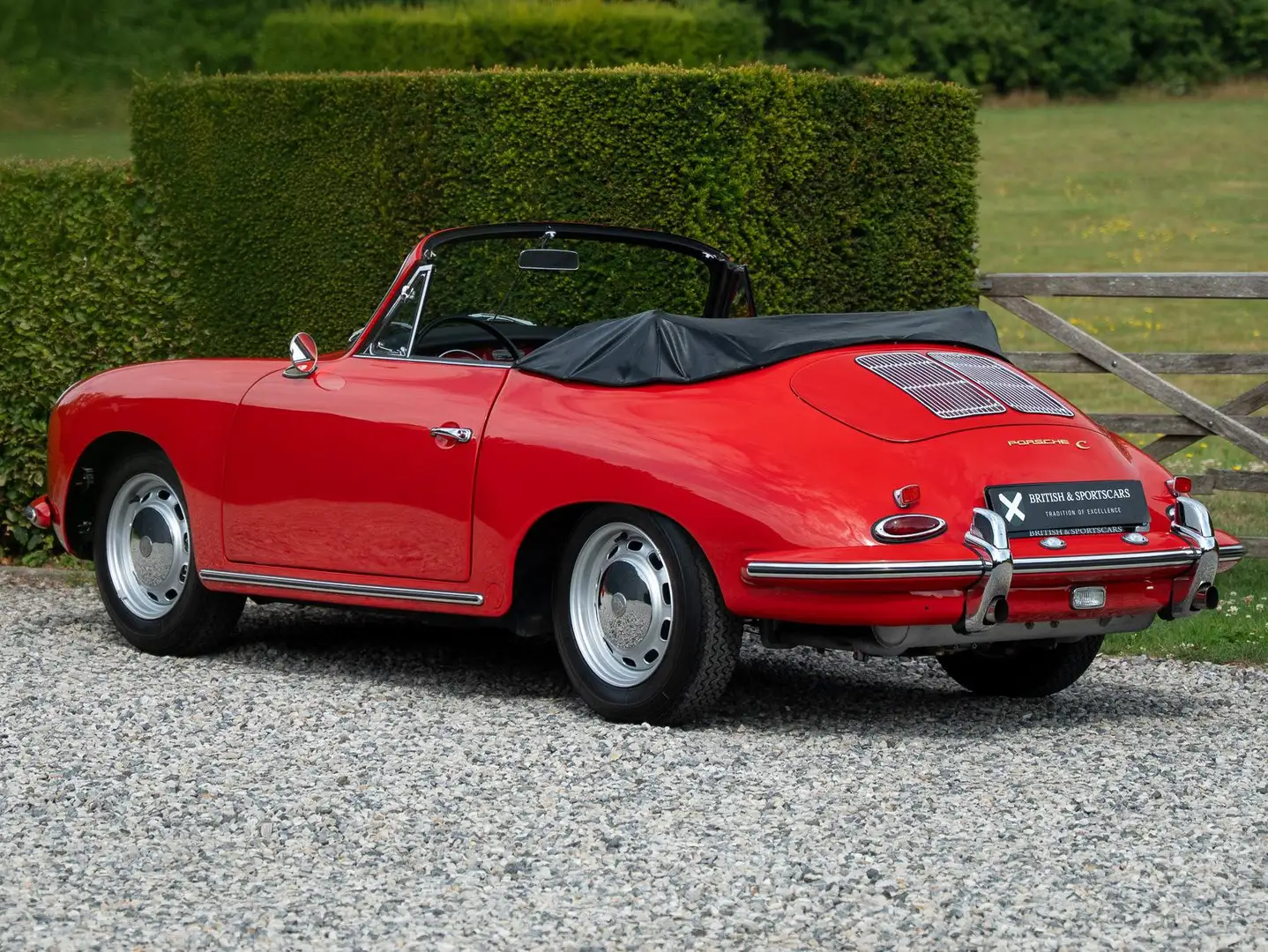 Porsche 356 Cabriolet 1600 C - Fully Restored - Mint Condition Rood - 2