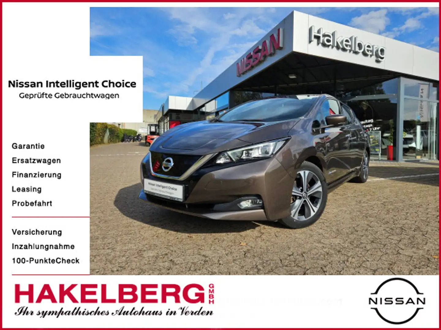 Nissan Leaf N-Connecta 40kw/h Braun - 1