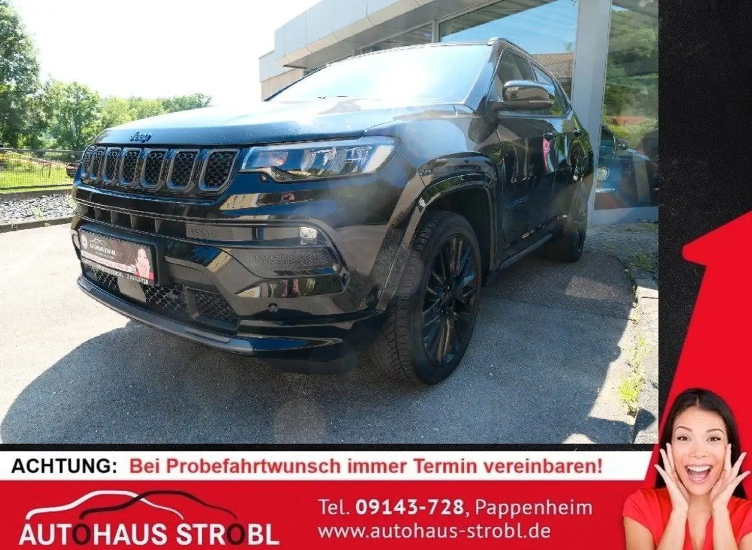 Jeep Compass S Plug-In Hybrid 4WD Noir - 1