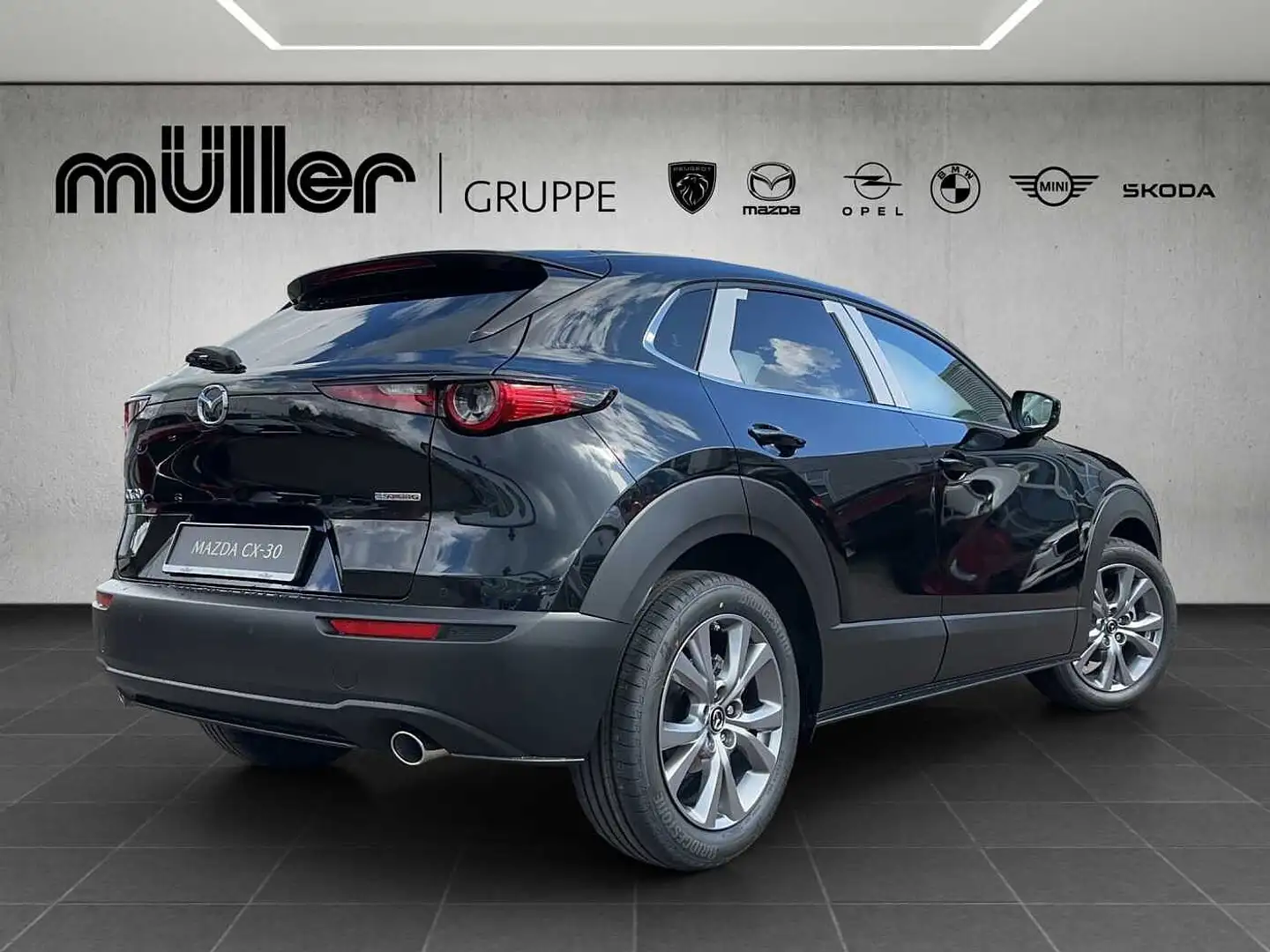 Mazda CX-30 G 140 PS 6AT FWD EXCLUSIVE Schwarz - 2