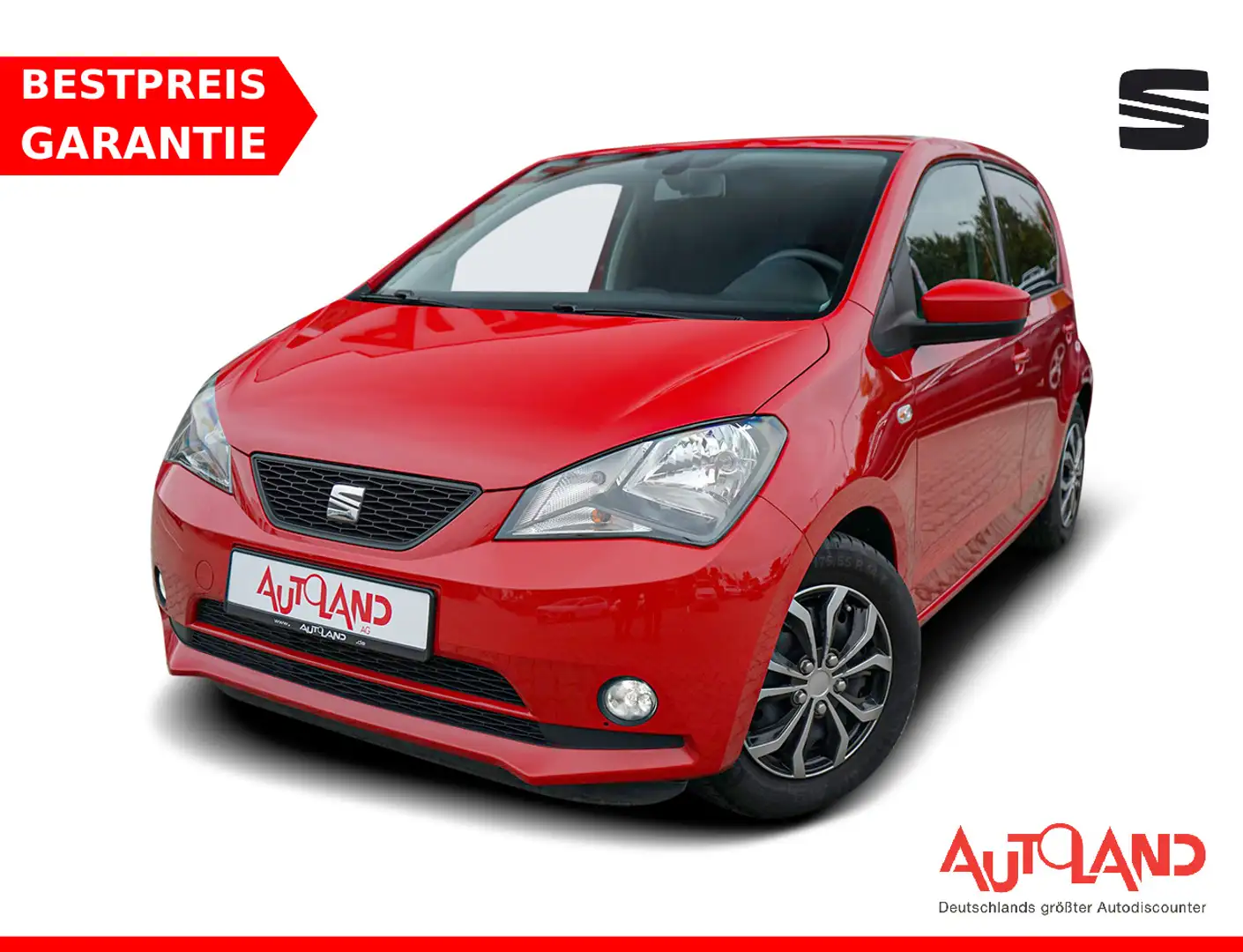 SEAT Mii 1.0 Style Klima Sitzheizung Tempomat PDC Rot - 1