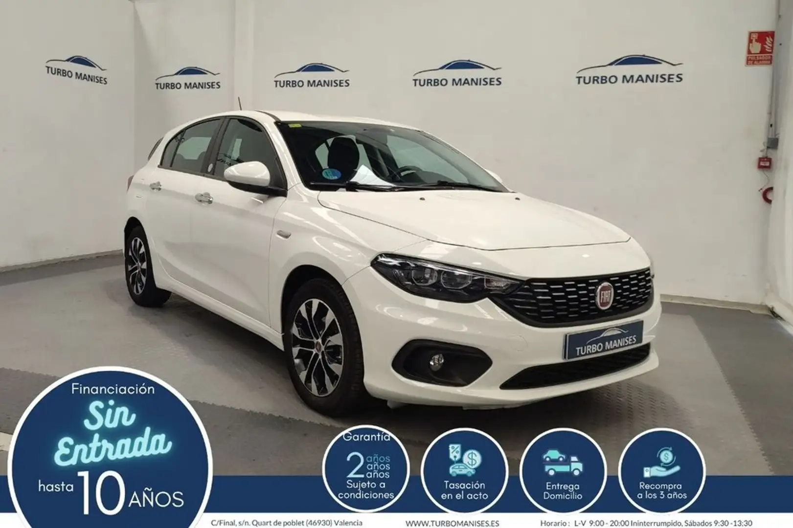 Fiat Tipo 5P 1.4 T-Jet 88kW (120CV) Mirror Bianco - 1