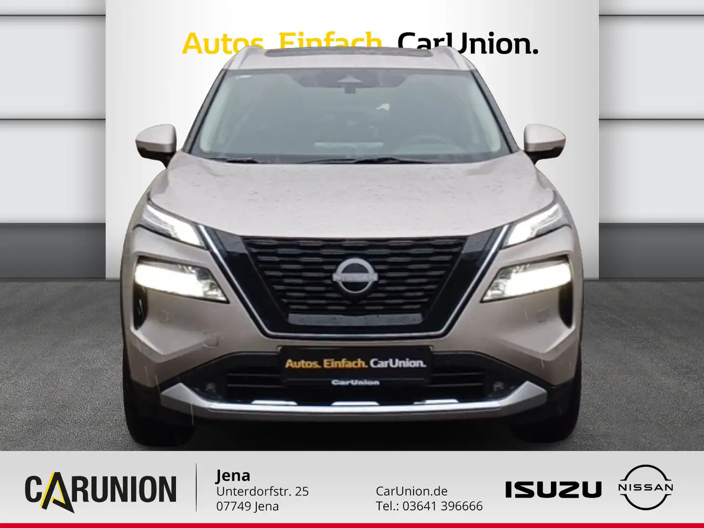 Nissan X-Trail 1.5 VC-T e-POWER 204 PS 4x2 Tekna 5 Sitze Glasdach+Bose Silber - 2