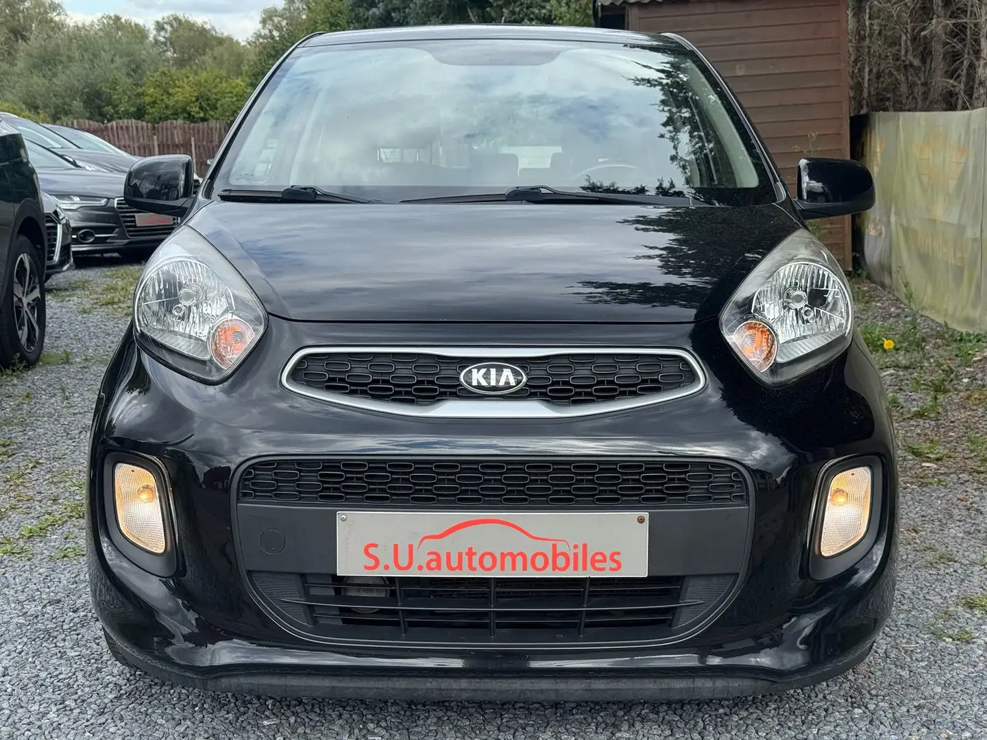 Kia Picanto Picanto 1.2i Lounge Automatique /NAVI/Clim/ GAR12M Noir - 2