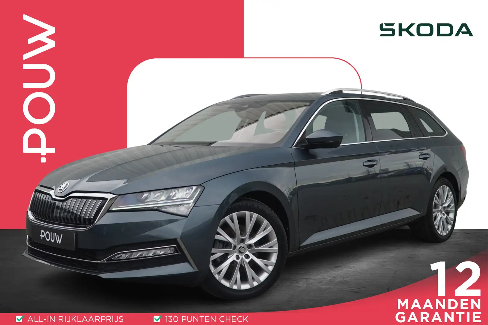 Skoda Superb Combi 1.4 TSI 218pk PHEV iV Business Edition Plus Gris - 1