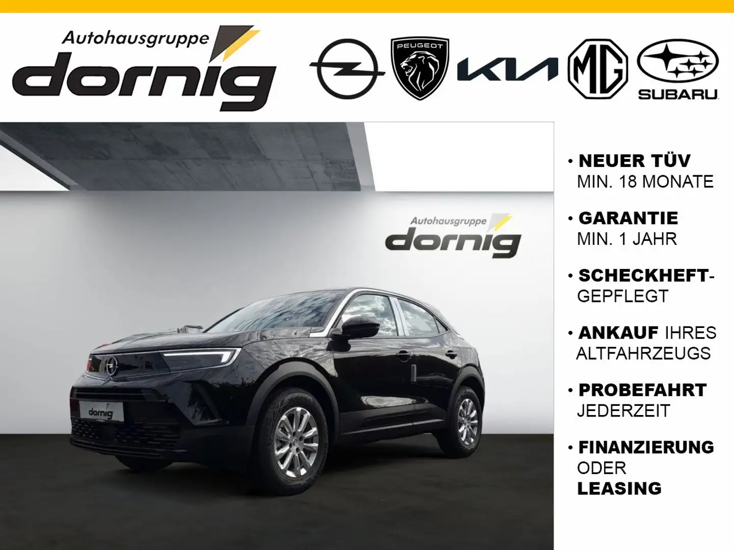 Opel Mokka B Enjoy 1.2 Winter-Paket Schwarz - 1