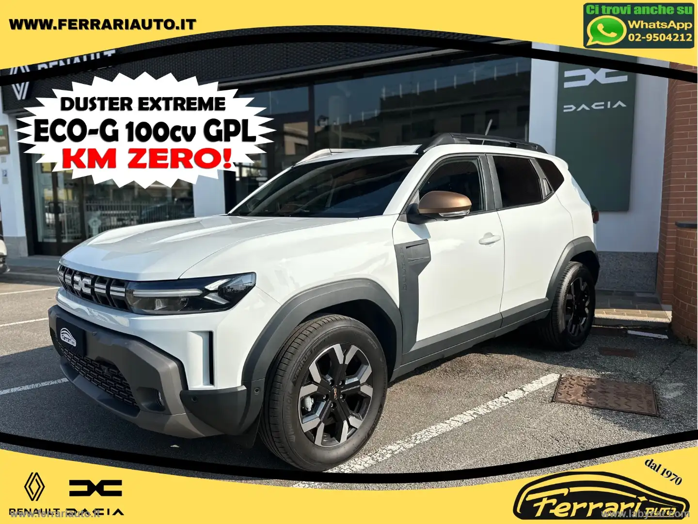 Dacia Duster 1.0 TCe GPL 4x2 Extreme KM ZERO!! Blanc - 1