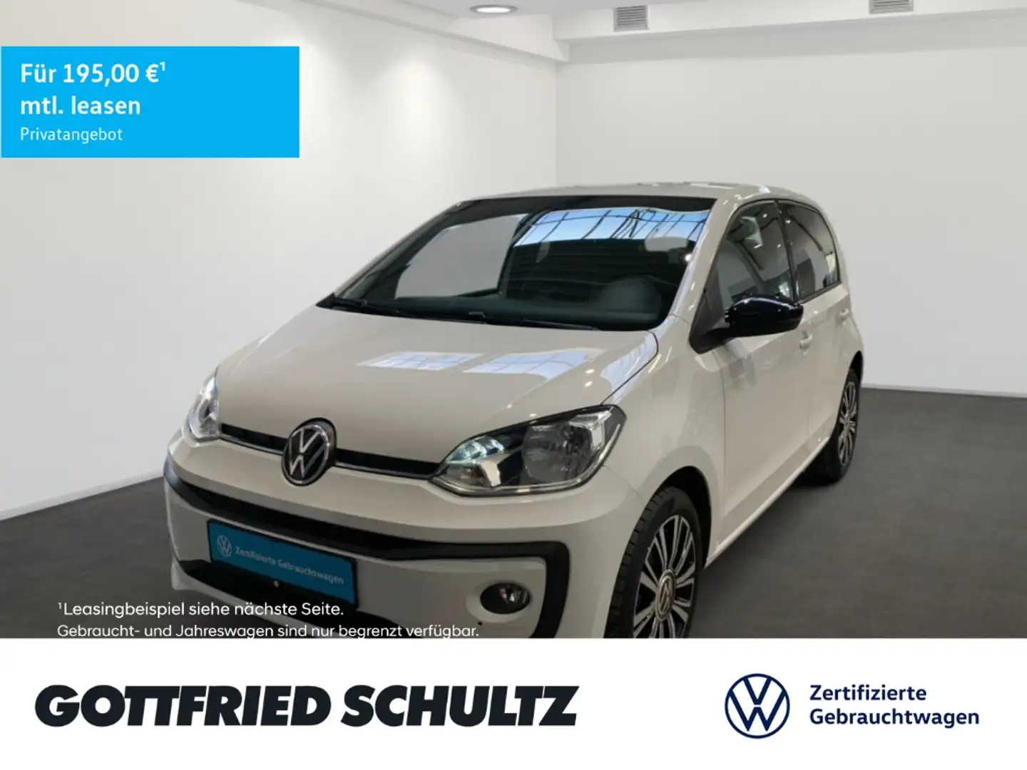Volkswagen up! ACTIVE KAMERA SITZHEIZUNG EINPARKHILFE RADIO Weiß - 1