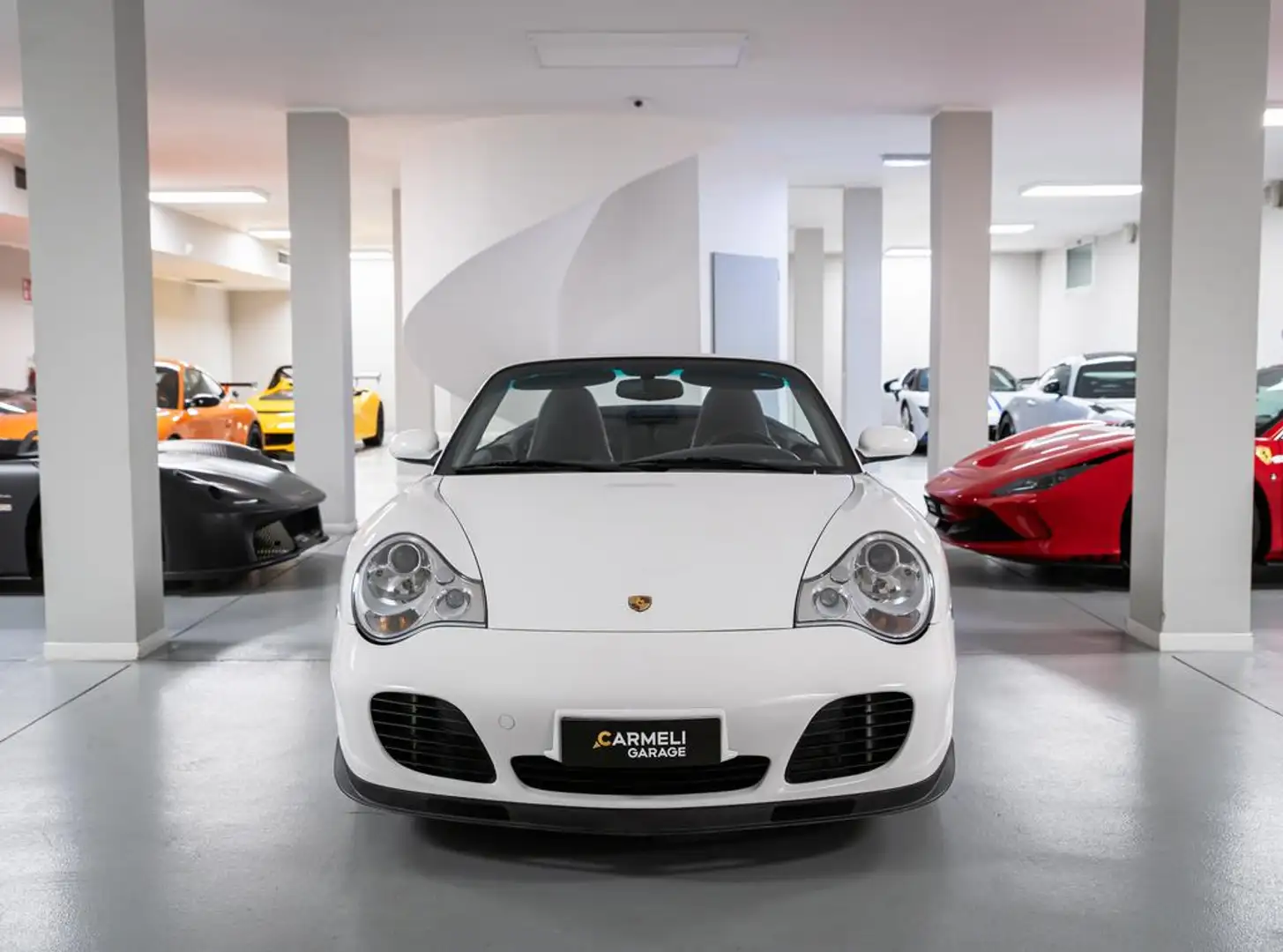 Porsche 996 911 Turbo Cabrio -MANUALE-HARD TOP-111 PUNTI Blanc - 2