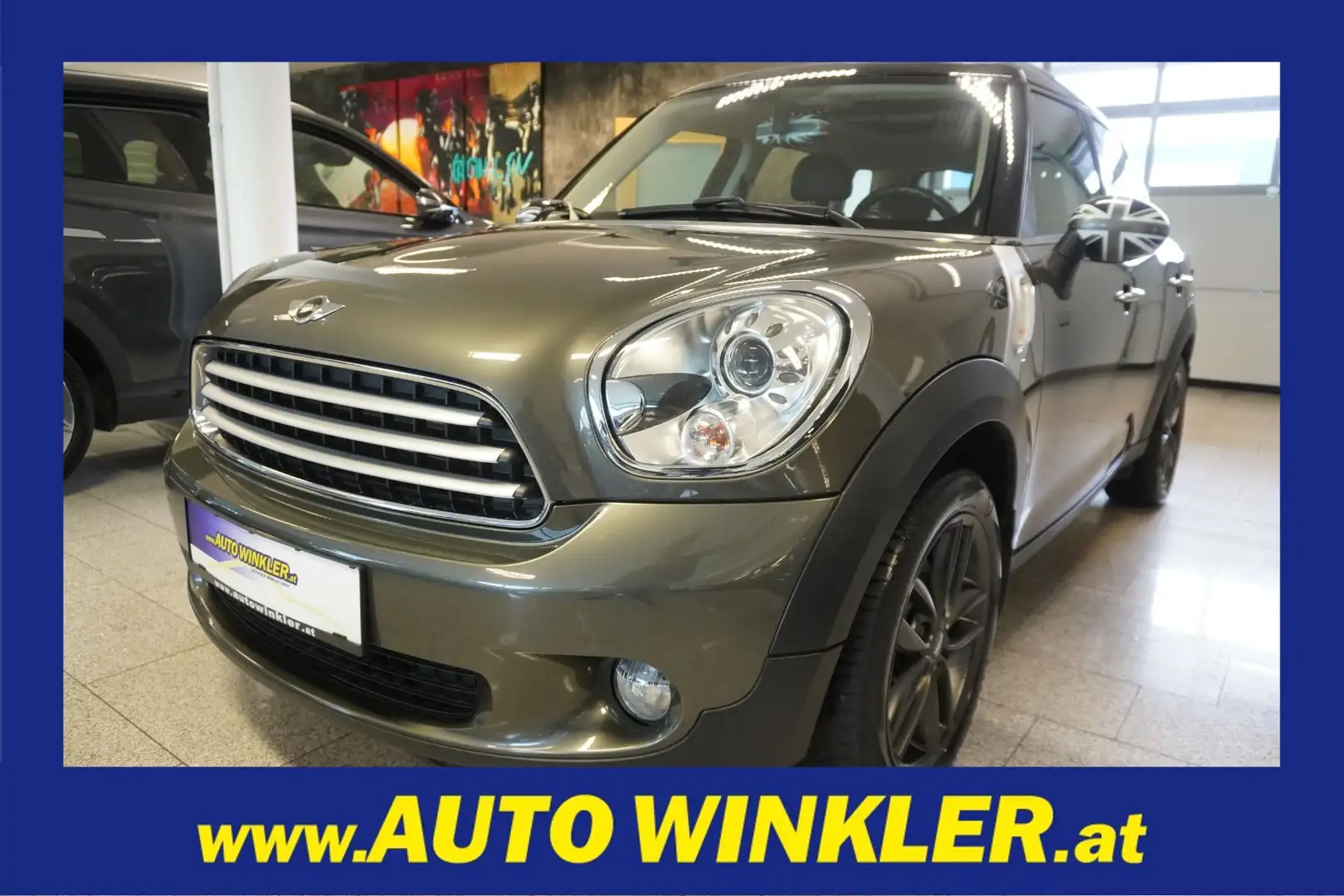 MINI Cooper D Countryman Cooper D All4 Aut Navi/Panorama/Teilleder Silber - 1