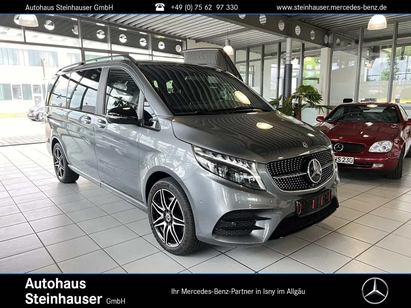 Mercedes-Benz V 220 V 220 d ED. Lang AMG Line/Leder/Standheiz./AHK LED Gris - 1