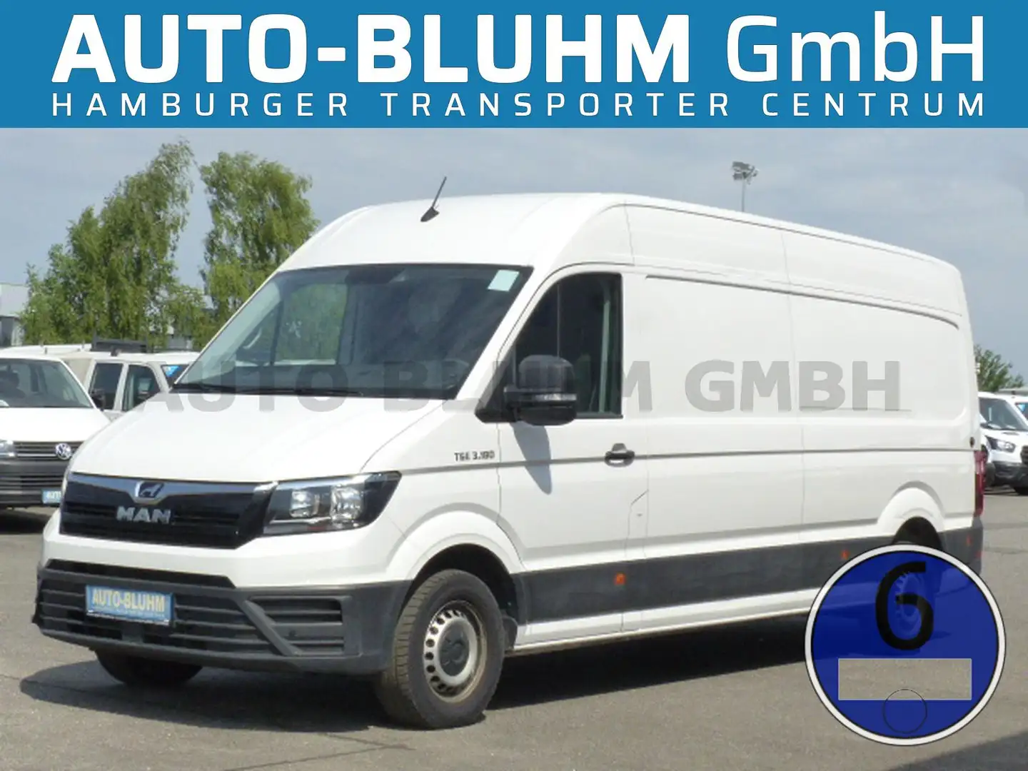MAN TGE 3.180 TDI Kasten L4H3 + 3-Sitze Kamera Klima Weiß - 1