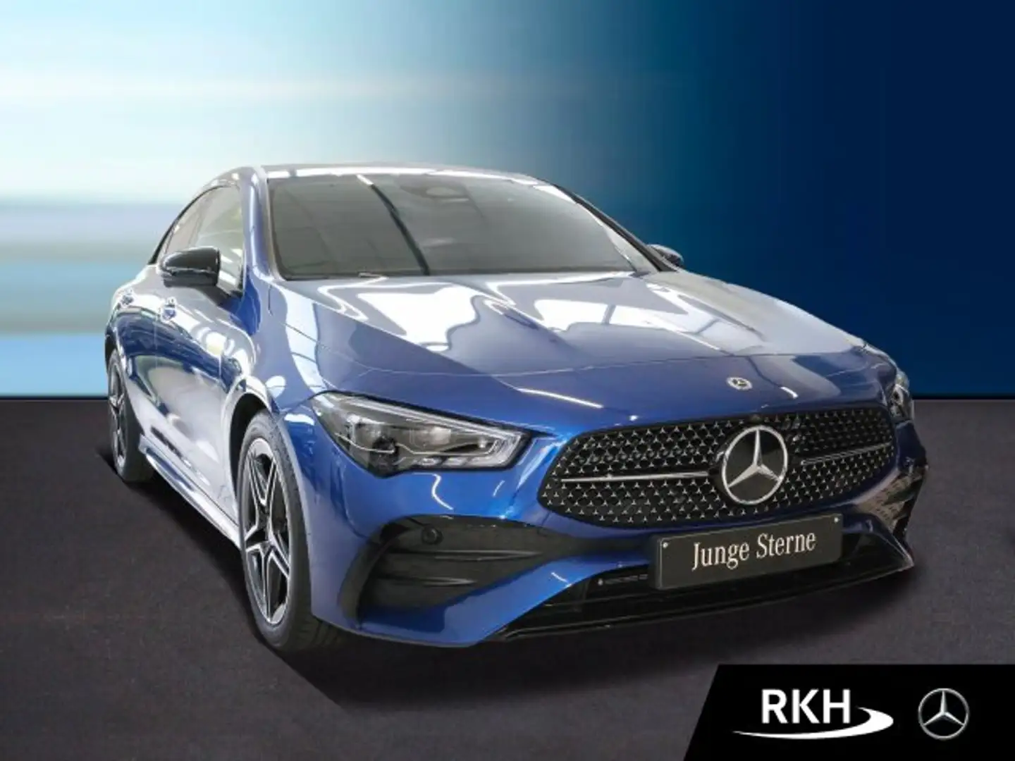 Mercedes-Benz CLA 200 CLA 200 Coupé AMG Line Night/AHK/360°/Distr/Totw Blau - 2