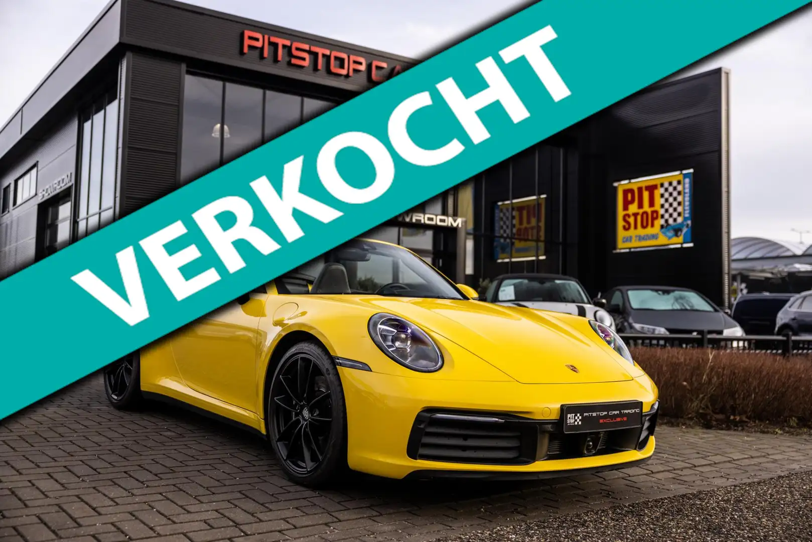 Porsche 992 Cabrio 992, 3.0 Carrera S, 450pk, Approved, 1e Eig Geel - 1