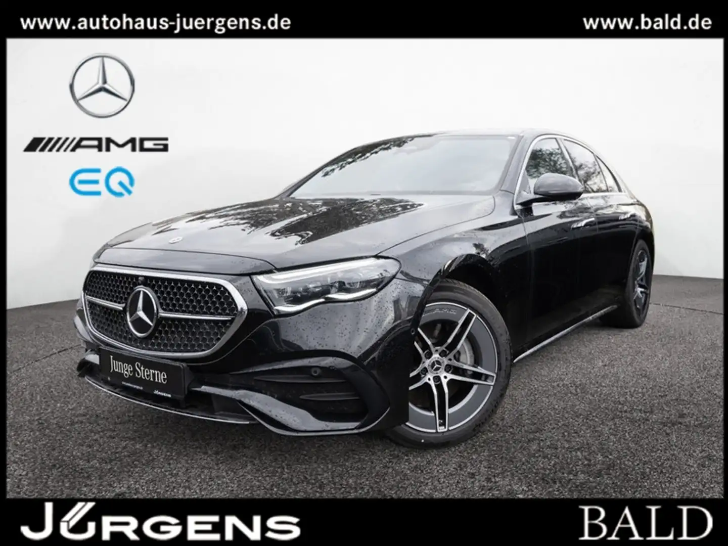 Mercedes-Benz E 300 de AMG-Sport/Technik/Super/Pano/Burm/Leder Schwarz - 1