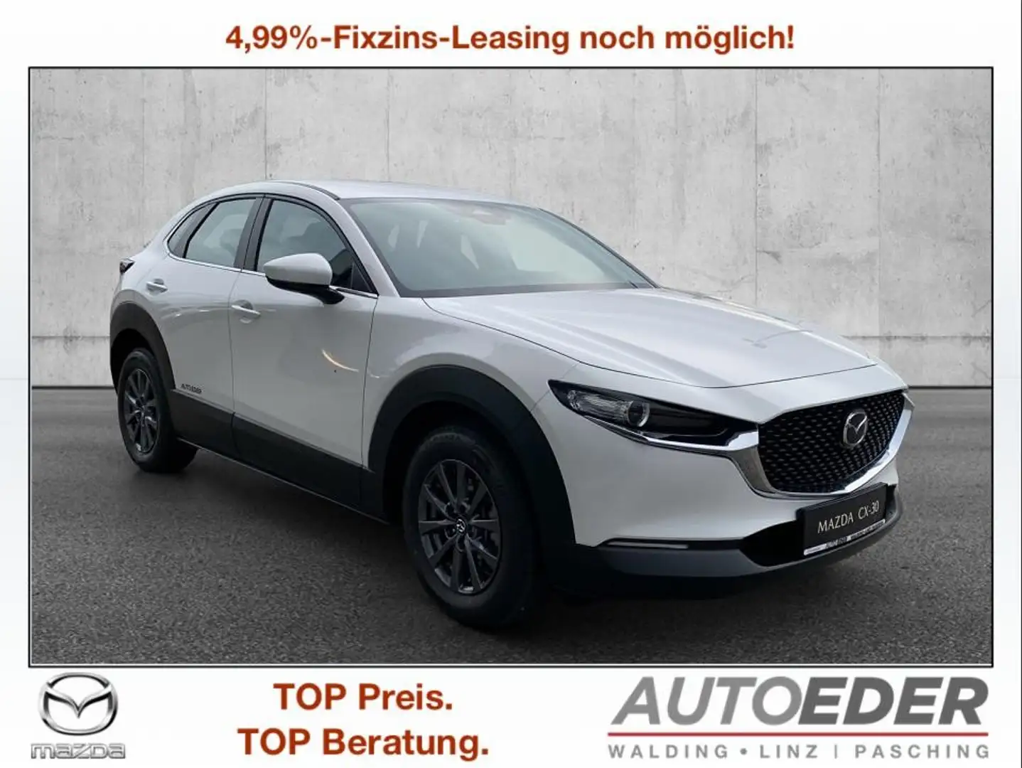 Mazda CX-30 e-Skyactive G140 Prime-Line Weiß - 1
