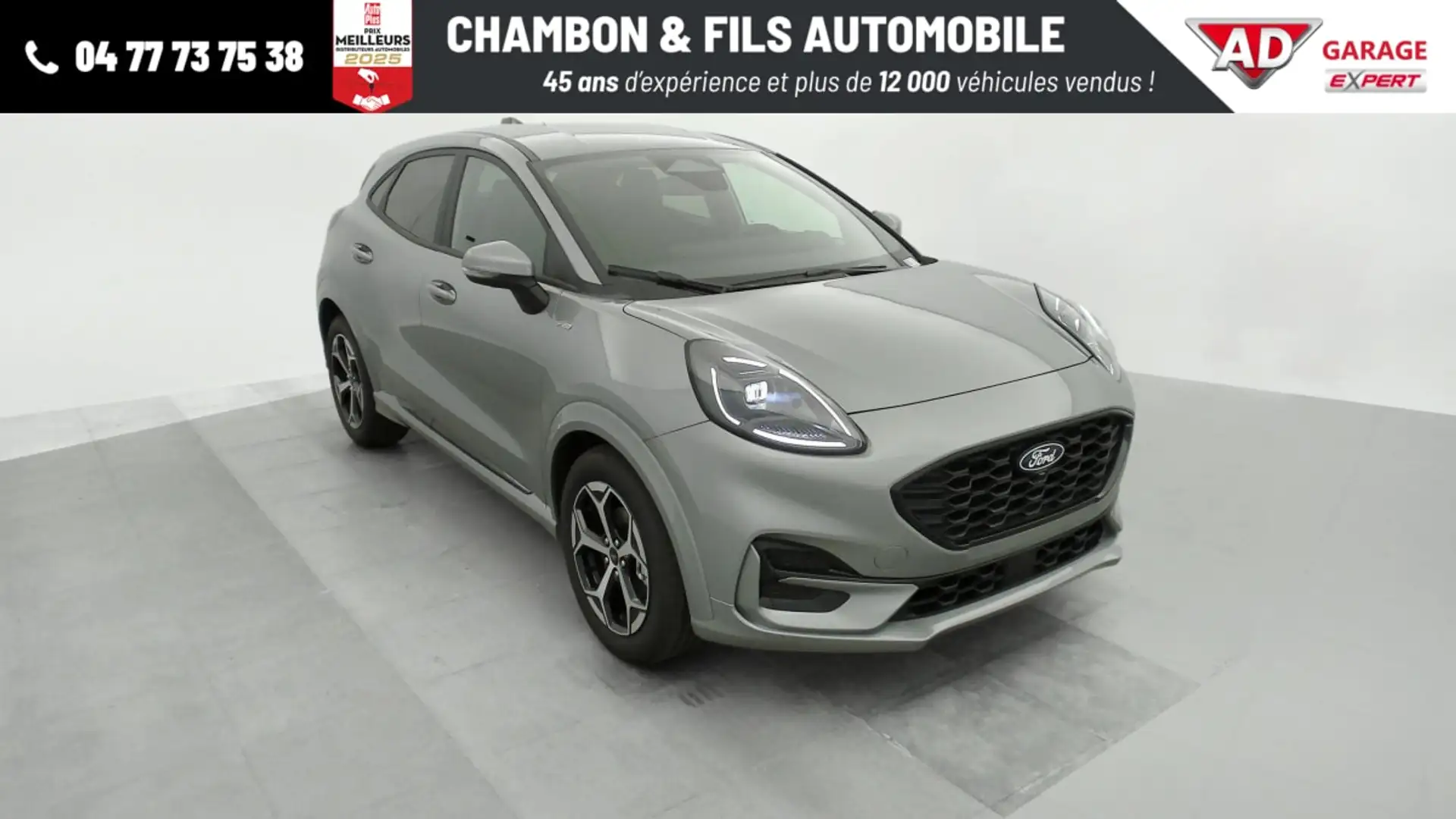 Ford Puma NOUVEAU 1.0 ECOBOOST 125 CH MHEV S POWERSHIFT ST-L Gris - 1